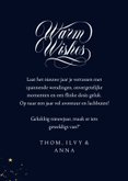 Nieuwjaarskaart stijlvol happy and healthy 2027 corona 3