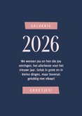 Nieuwjaarskaart vuurwerk holografisch 2026 3