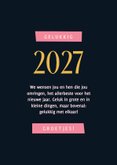 Nieuwjaarskaart vuurwerk kleurrijk 2027 3
