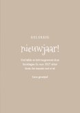 Nieuwjaarskaartje met schattig roodborstje en sterren 3