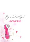 Ondeugende valentijnskaart single zelfliefde illustratie 2