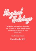 Originele kerstkaart met emoticon unicorn magical 2027 3