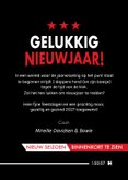 Originele nieuwjaarskaart in een tv streamingdienst opmaak 3