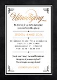Originele uitnodiging gala feest met vlinderstrikje smoking 3