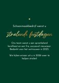 Originele zakelijke kerstkaart schoonmaak kerstboom sponsjes 3