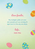Paas uitnodiging haas met eitjes 3