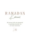 Ramadan Kareem Islamitisch dadels maan ster 3