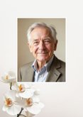 Rouwkaart bedankt orchidee bloemen klassiek stijlvol 2