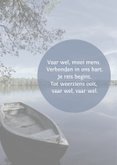 Rouwkaart vaarwel met boot 2