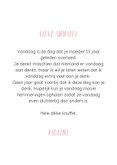 Roze sterkte kaart met de tekst 'weet dat ik aan je denk' 3