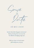 Save the Date kaart doodle tekening armen met champagne 3