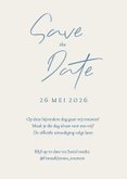 Save the Date kaart doodle tekening gedekte tafel 3
