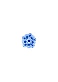 Save the date uitnodiging delfts blauw bloemen feestje Achterkant