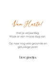 Schattige verjaardagskaart van kat met parelketting 3
