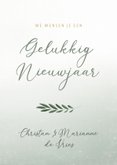 Sfeervolle lichtpuntjes nieuwjaarskaart met 4 kaarsen 3