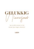 Simpele fotokaart 'Gelukkig Nieuwjaar' aanpasbaar 3
