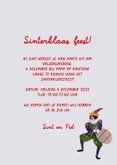 Sinterklaasfeest uitnodiging sint en piet op het dak 3