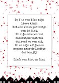 Sinterklaaskaart choco Y 3