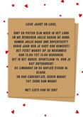 Sinterklaaskaart met liefs van Sint 3