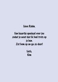 So proud of you - text color - zomaar kaart 3