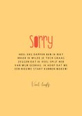 Sorry Be brave and say sorry 3