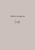 Sorry kaart - Lief hondje 3