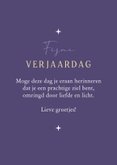 Spirituele verjaardagskaart leven ziel galaxy verjaardag 3