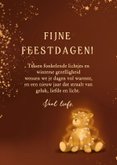 Sprankelende kerstkaart met beertje en lampjes 3