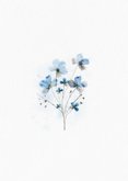 Sterkte deze vaderdag kaart met blauwe bloemetjes 2