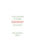 Sterkte gedicht Doorzetter 3