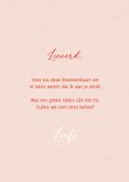 Sterkte kaart roze bloemen in een vaas 3