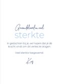 Sterkte kaart vergeet-me-nietjes bloemen 3