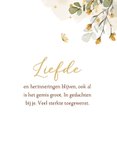 Sterkte sterfdag bloemen geel vlinders waterverf 3