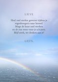 Sterktekaart met regenboog 3