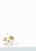 Sterktekaart met zon en bloemen zonnestraaltjes 2