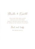 Sterktekaart shabby chic roos 3