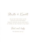 Sterktekaart shabby chic roos 3