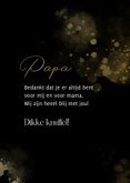 Stijlvol vaderdagkaartje voor de liefste papa  3