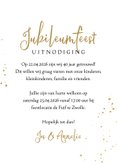 Stijlvolle jubileumkaart 40 jaar getrouwd hout goud 3