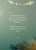 Stijlvolle kerstkaart realistisch artistiek kerstbal rendier 3