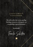 Stijlvolle kerstkaart vintage patroon foto's en typografie 3