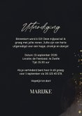 Stijlvolle uitnodiging verjaardag 50 jaar goud 3