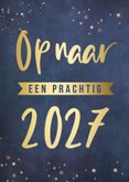 Stijlvolle zakelijke bedankt nieuwjaarskaart voor personeel 2