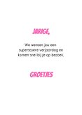 Stoere en lieve teckel op skateboard verjaardagskaart  3