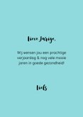 Stoere verjaardagskaart met hond 3
