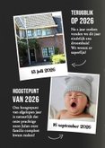 Tijdschrift nieuwjaarskaart in magazine stijl met foto 2