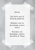 Tijdschriftkaart jubileum werk 3