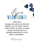 Trendy vaderdagkaart fotocollage highlights hartjes 3
