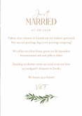 Trouwkaart pas getrouwd we said yes kraftlook foto 3