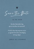 Trouwkaart save the date  3
